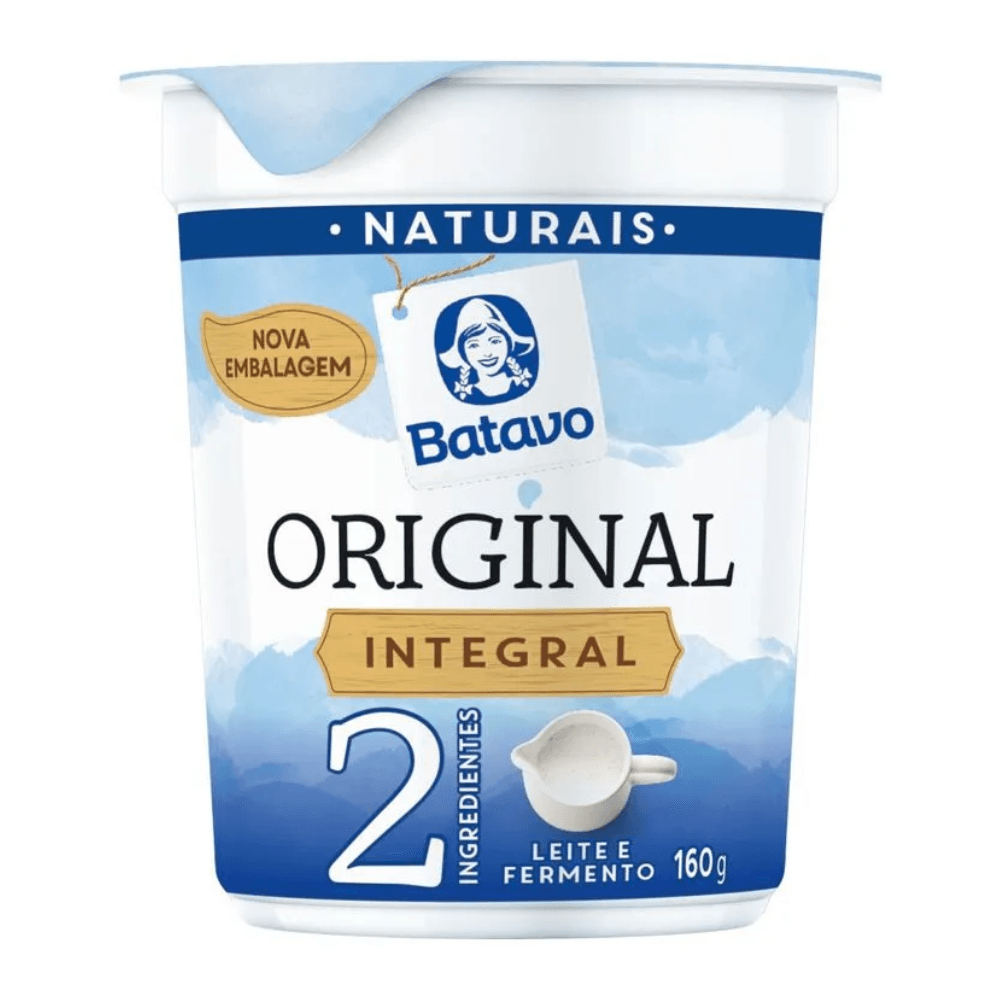 Iogurte Batavo Original Integral 160g